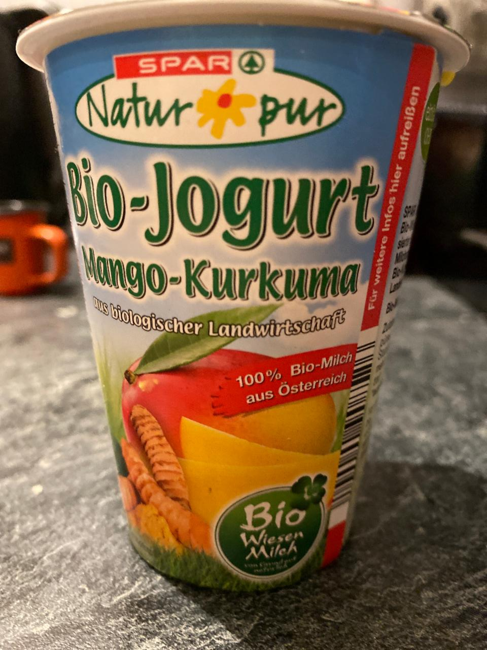 Fotografie - Bio - Jogurt Mango-Kurkuma Spar Natur pur