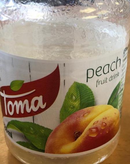 Fotografie - peach fruit drink Toma