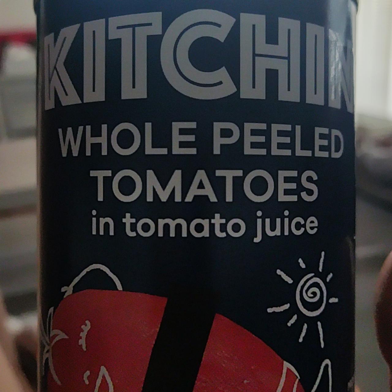 Fotografie - Whole peeled tomatoes in tomato juice Kitchin