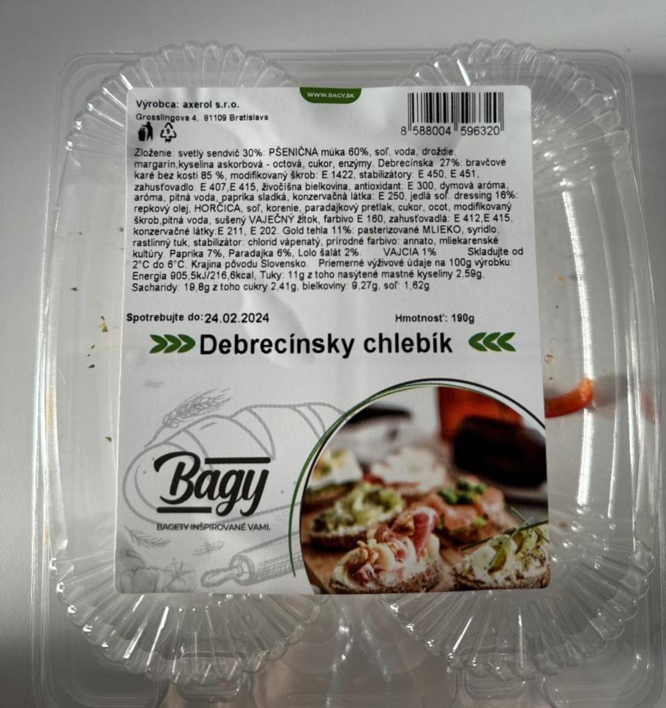 Fotografie - Debrecínsky chlebík Bagy