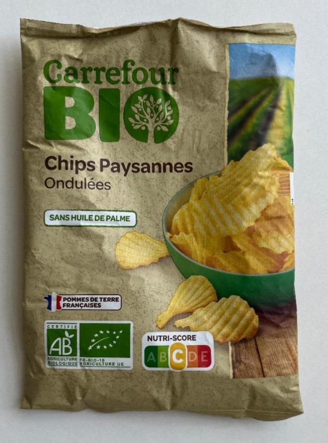 Fotografie - Chips Paysannes Ondulées Carrefour Bio