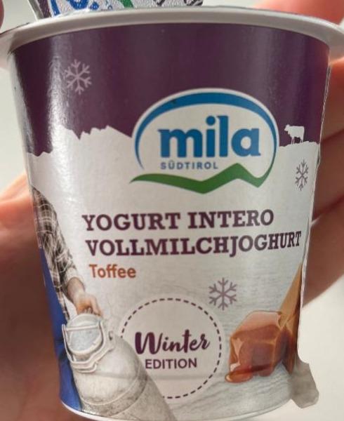 Fotografie - Yogurt intero vollmilchjoghurt Toffee Mila