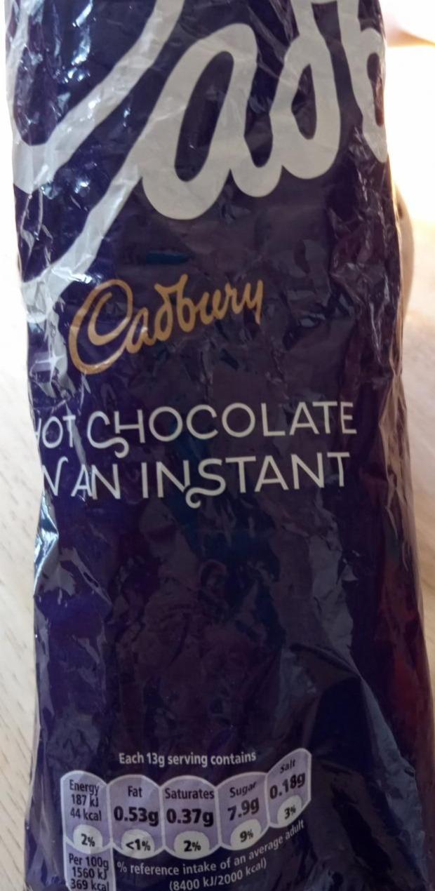 Fotografie - Instant Hot Chocolate Drink 7 Cups Cadbury