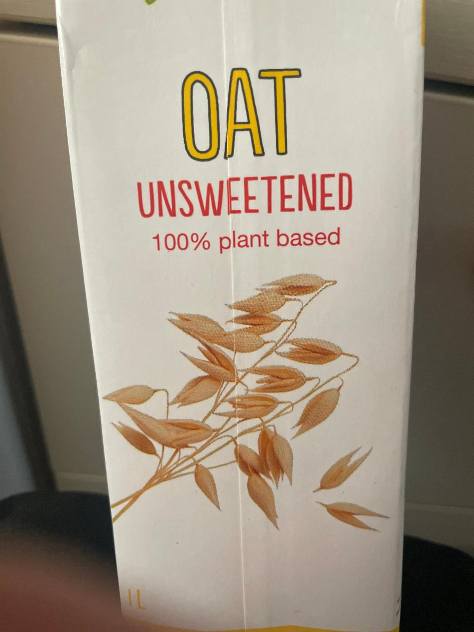 Fotografie - Oat unsweetened 100% plant based