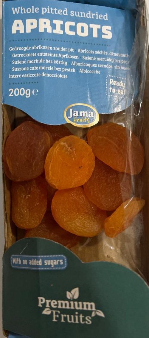 Fotografie - Whole pitted sundried apricots Jama fruits