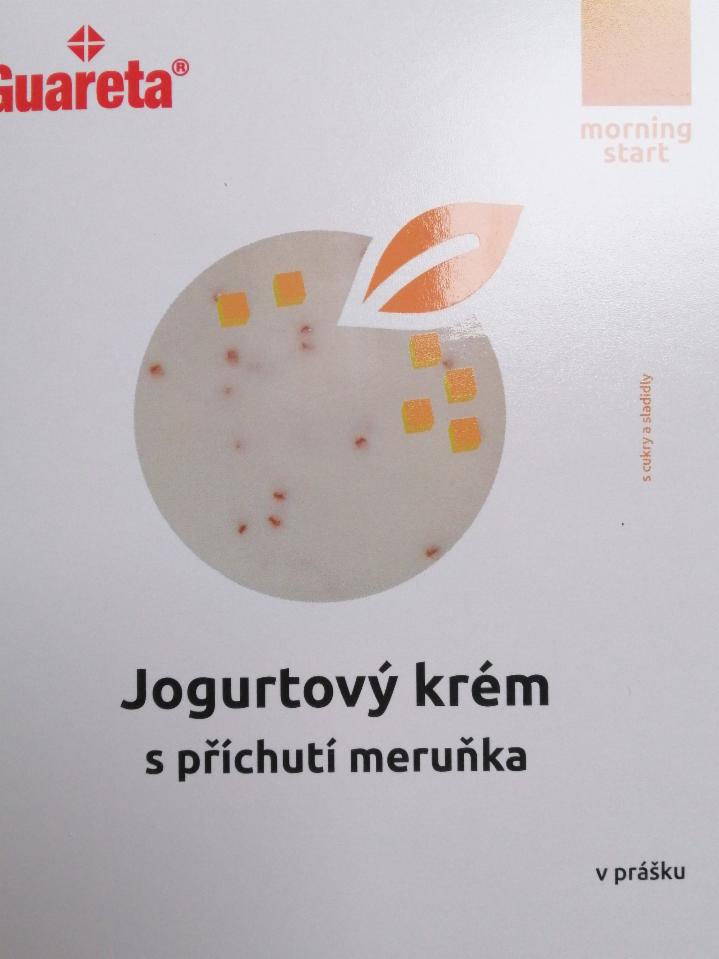 Fotografie - Jogurtový krém s příchutí meruňka Guareta