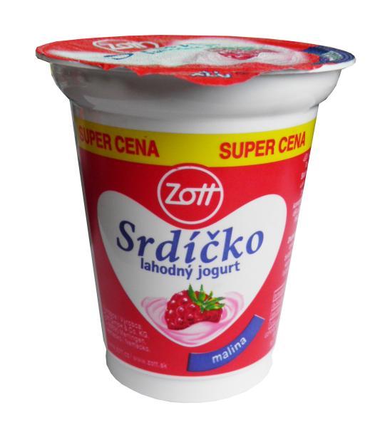 Fotografie - Srdíčko jogurt malinový