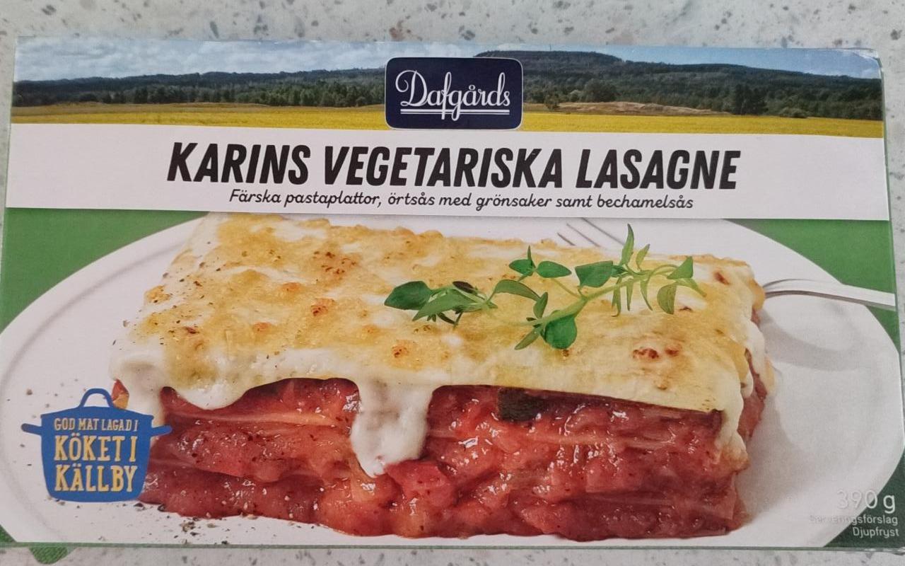 Fotografie - Karins Vegetariska Lasagne Dafgårds
