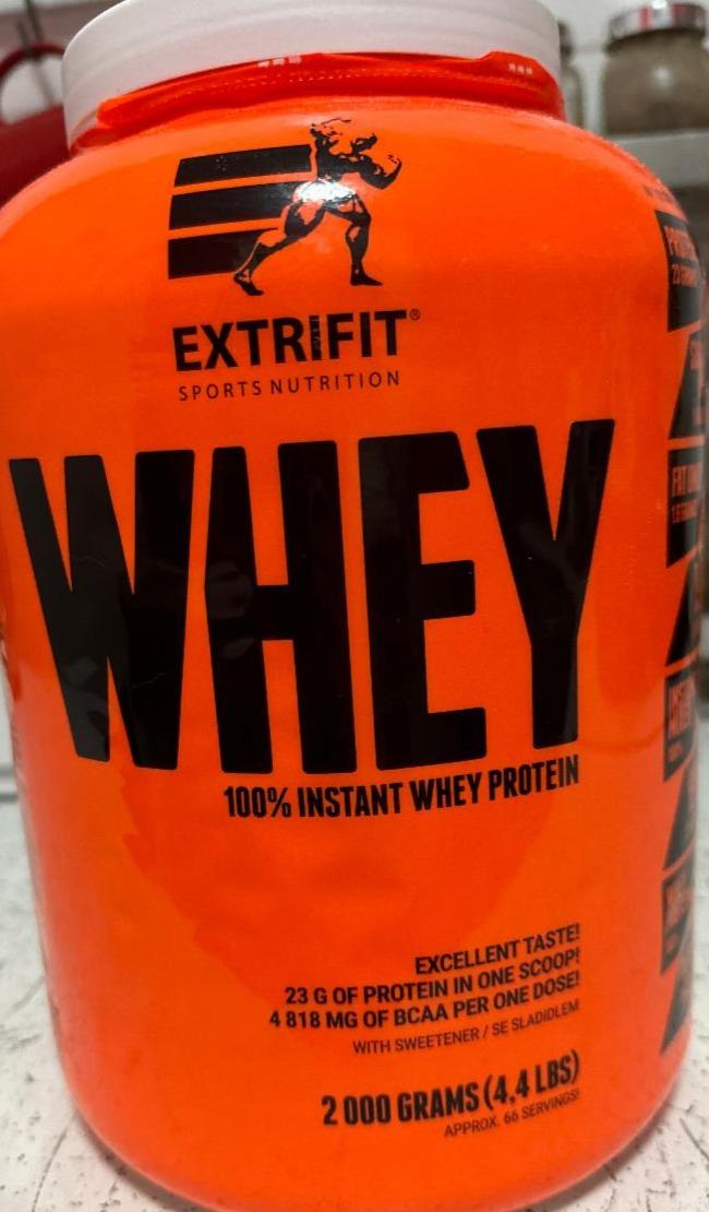 Fotografie - whey 100% instant protein Extrifit