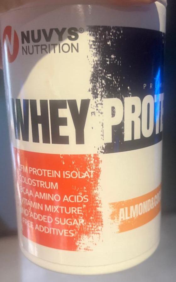 Fotografie - Whey Protein almond & coconut Nuvys Nutrition