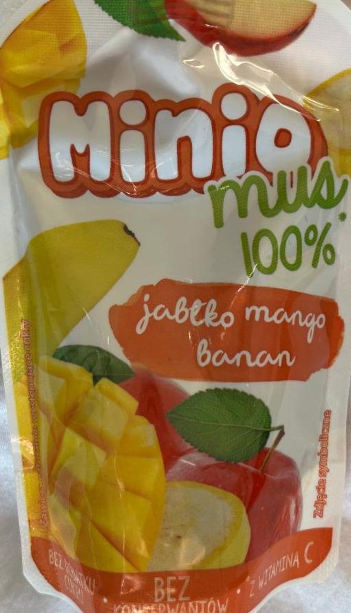 Fotografie - Mus 100% Jablko Mango Banan Minio