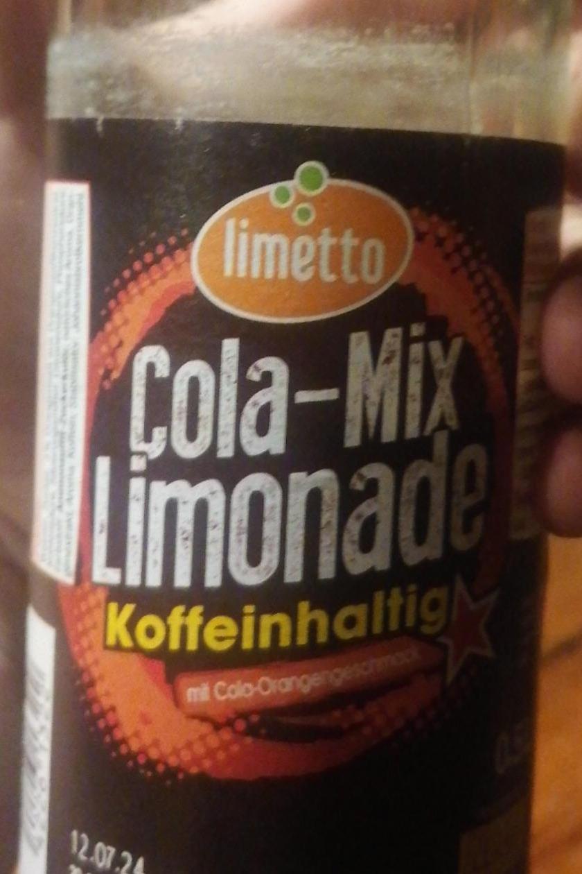 Fotografie - Cola-Mix Limonade Koffeinhaltig Limetto