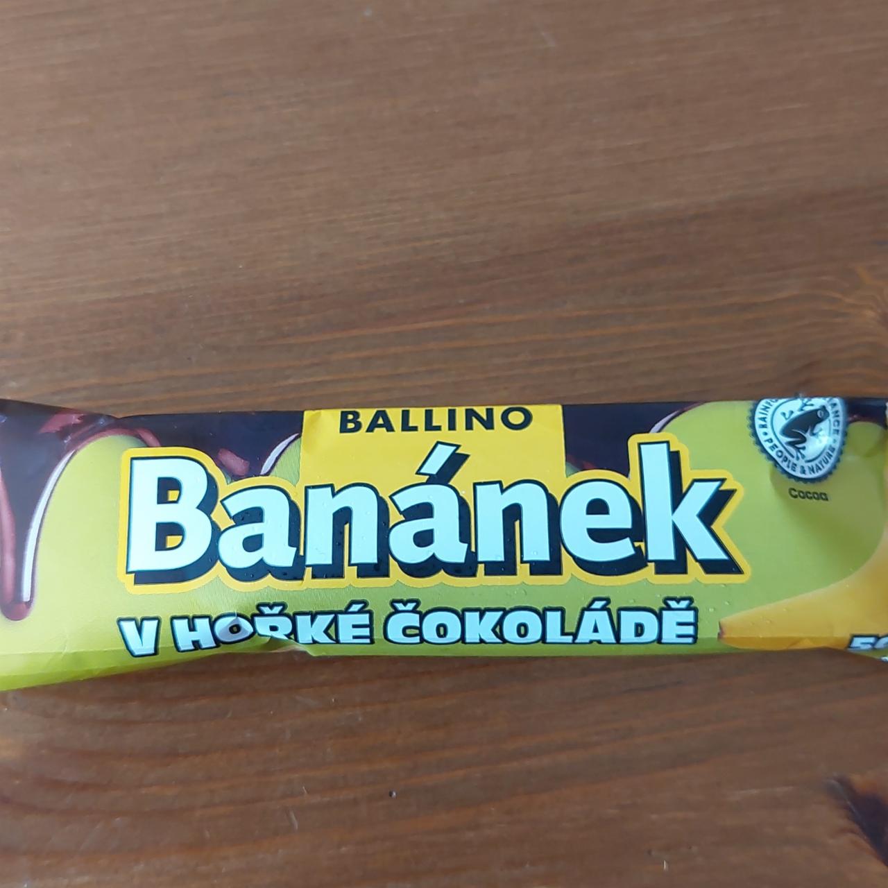 Fotografie - Banánek v hořké čokoládě Ballino