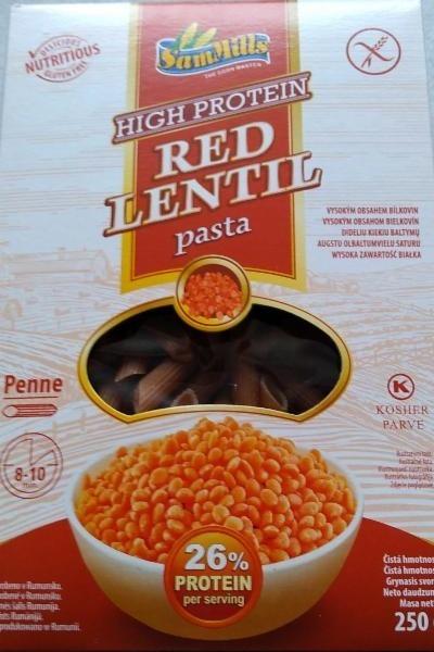 Fotografie - Rote Linsen Red lentil pasta