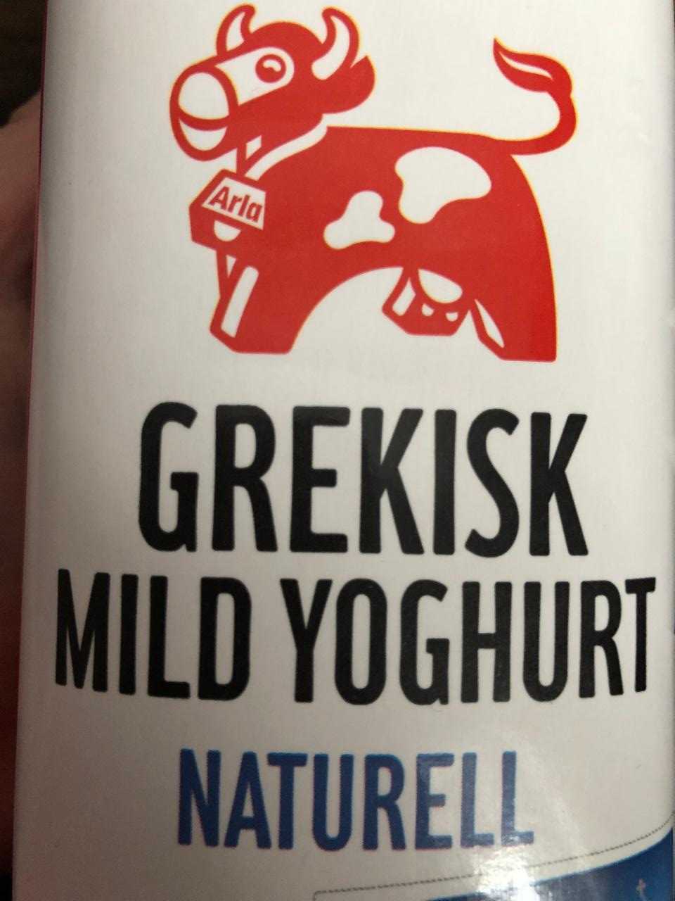 Fotografie - grekisk mild yoghurt naturell Arla