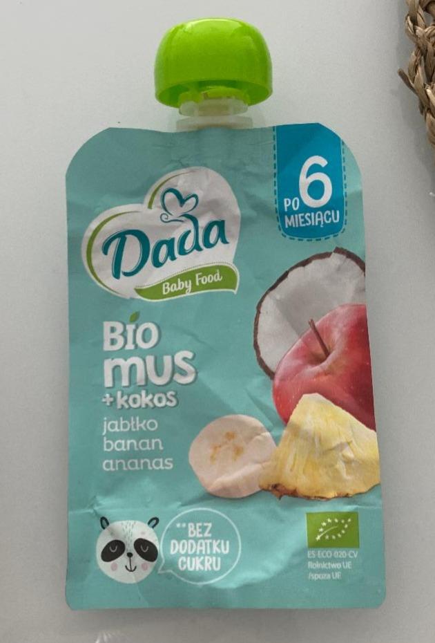 Fotografie - Bio Mus +kokos jablko banan ananas Dada