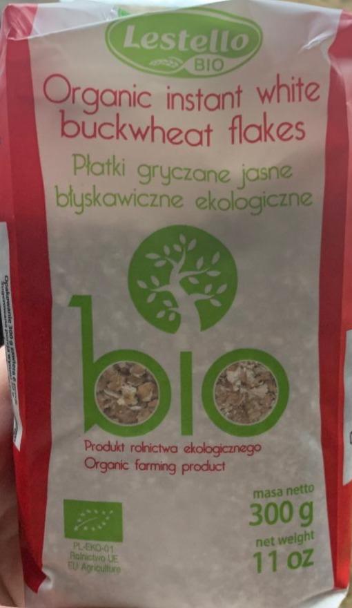 Fotografie - Organic instant white buckwheat flakes Lestello
