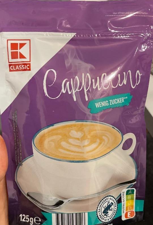Fotografie - Cappuccino wenig zucker K-Classic