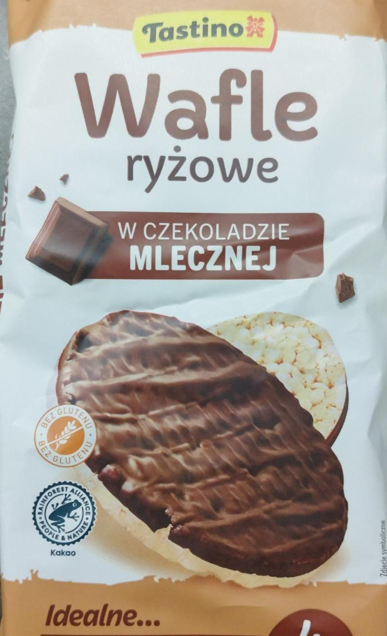 Fotografie - Wafle ryzowe v czekoladzie mlecznej Tastino