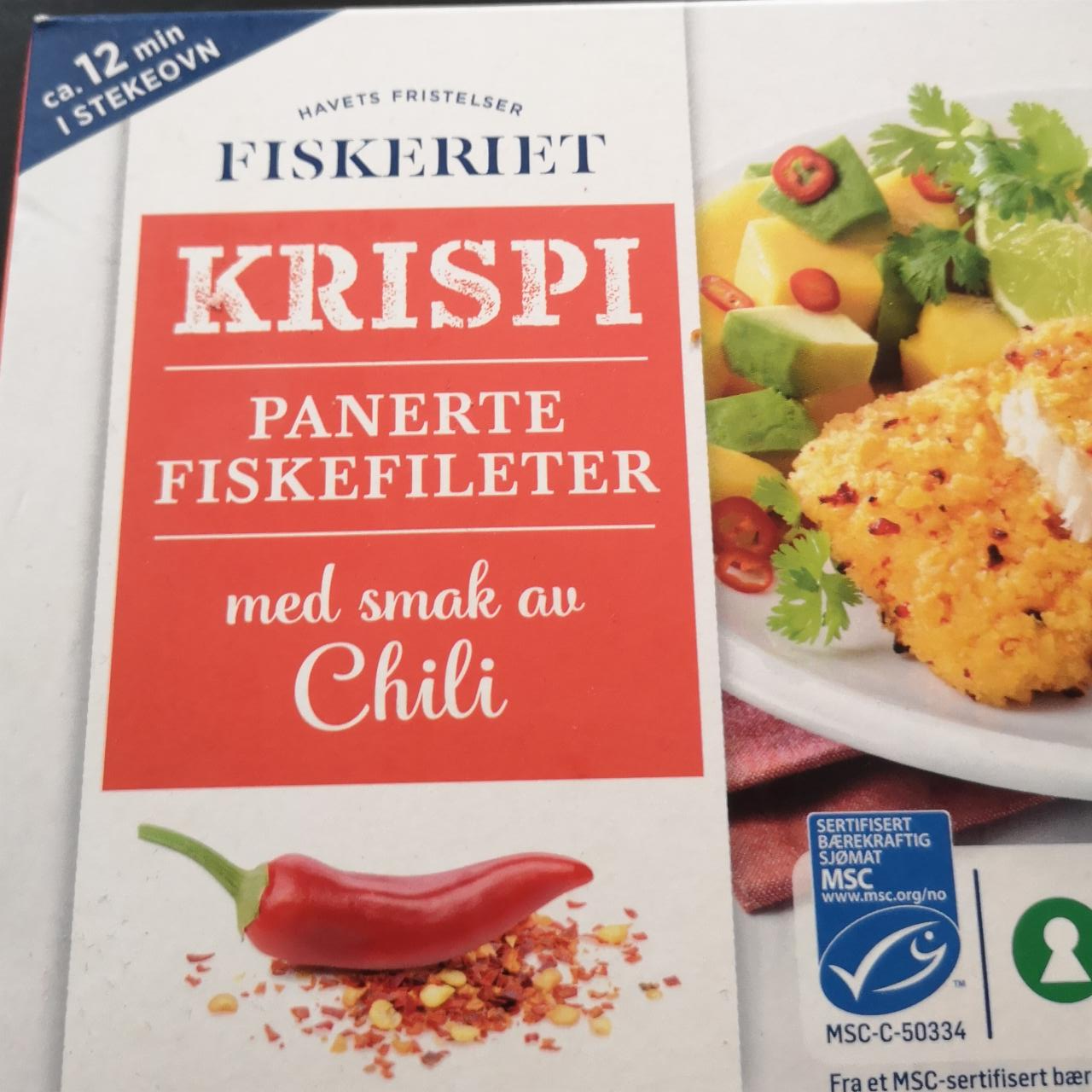 Fotografie - Fiskeriet Kripsi panerte fiskefileter med smak av chili