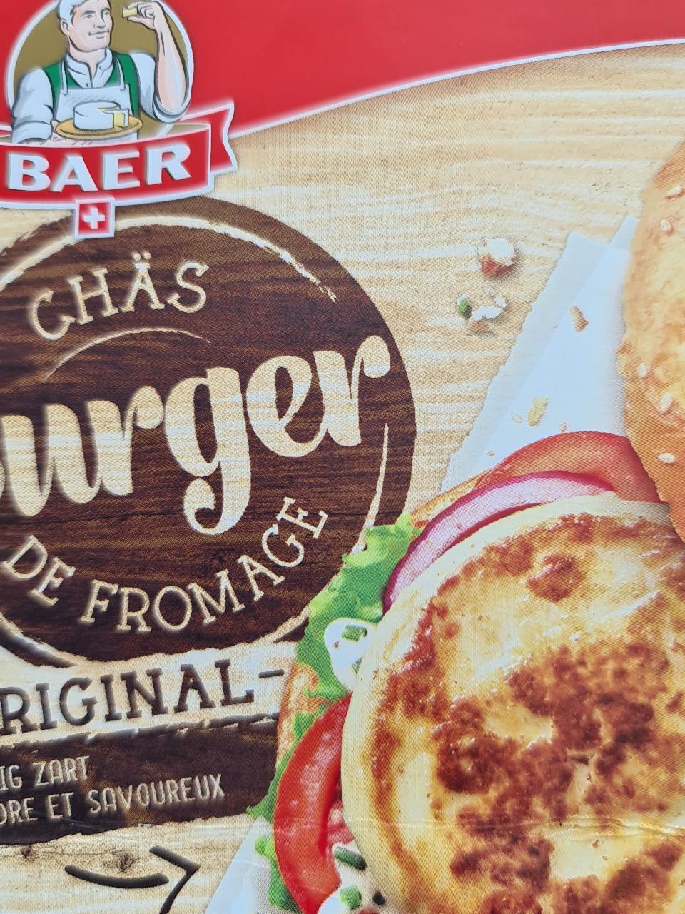 Fotografie - Chäs Burger de fromage Baer