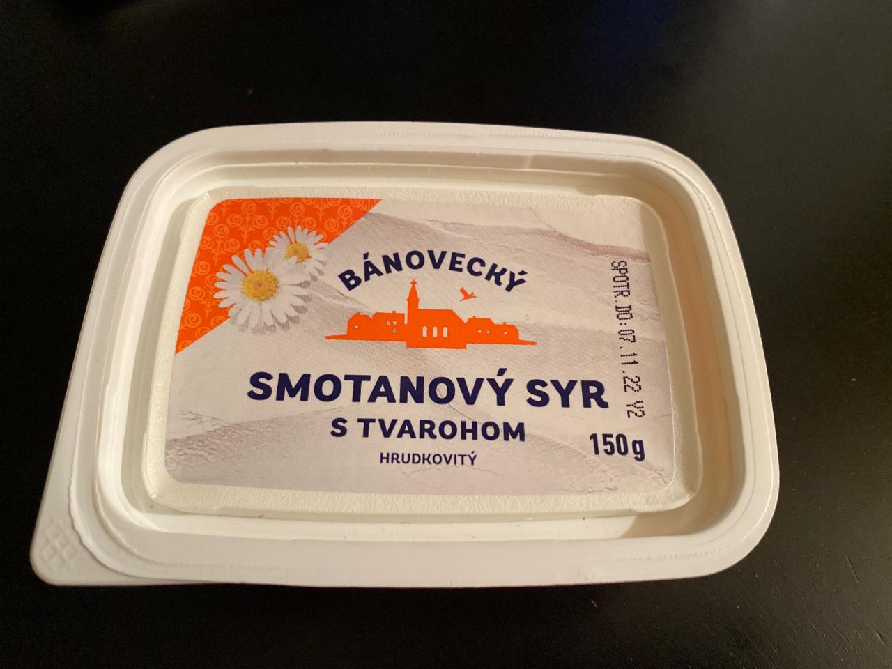 Fotografie - Bánovecký smotanový syr s tvarohom hrudkovitý