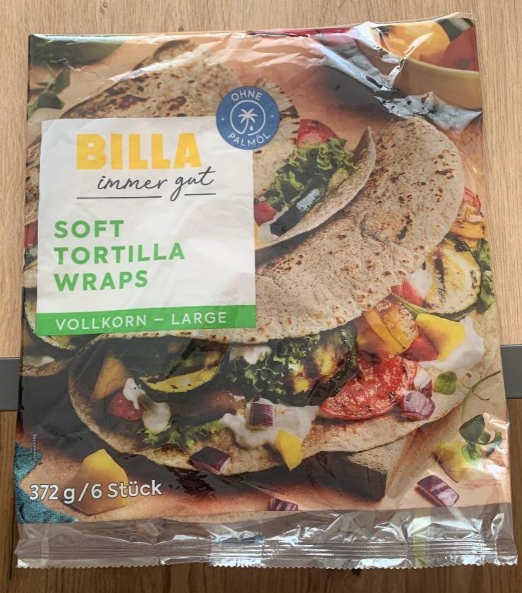 Fotografie - Soft Tortilla Wraps vollkorn-large Billa