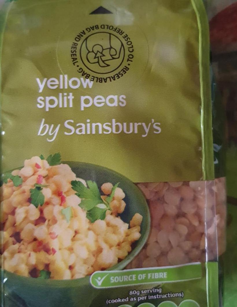 Fotografie - yellow split peas Sainsbury's