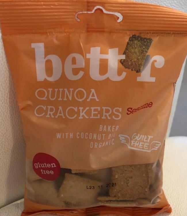 Fotografie - Bio Crackers Quinoa Sesame Bett'r