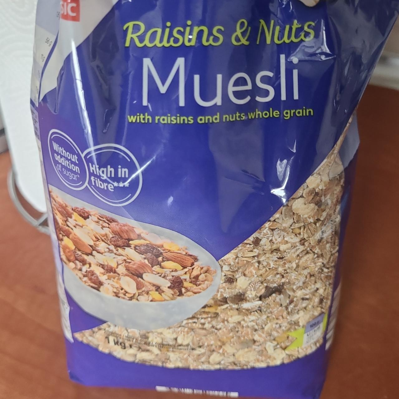 Fotografie - Raisins & Nuts Muesli K-Classic