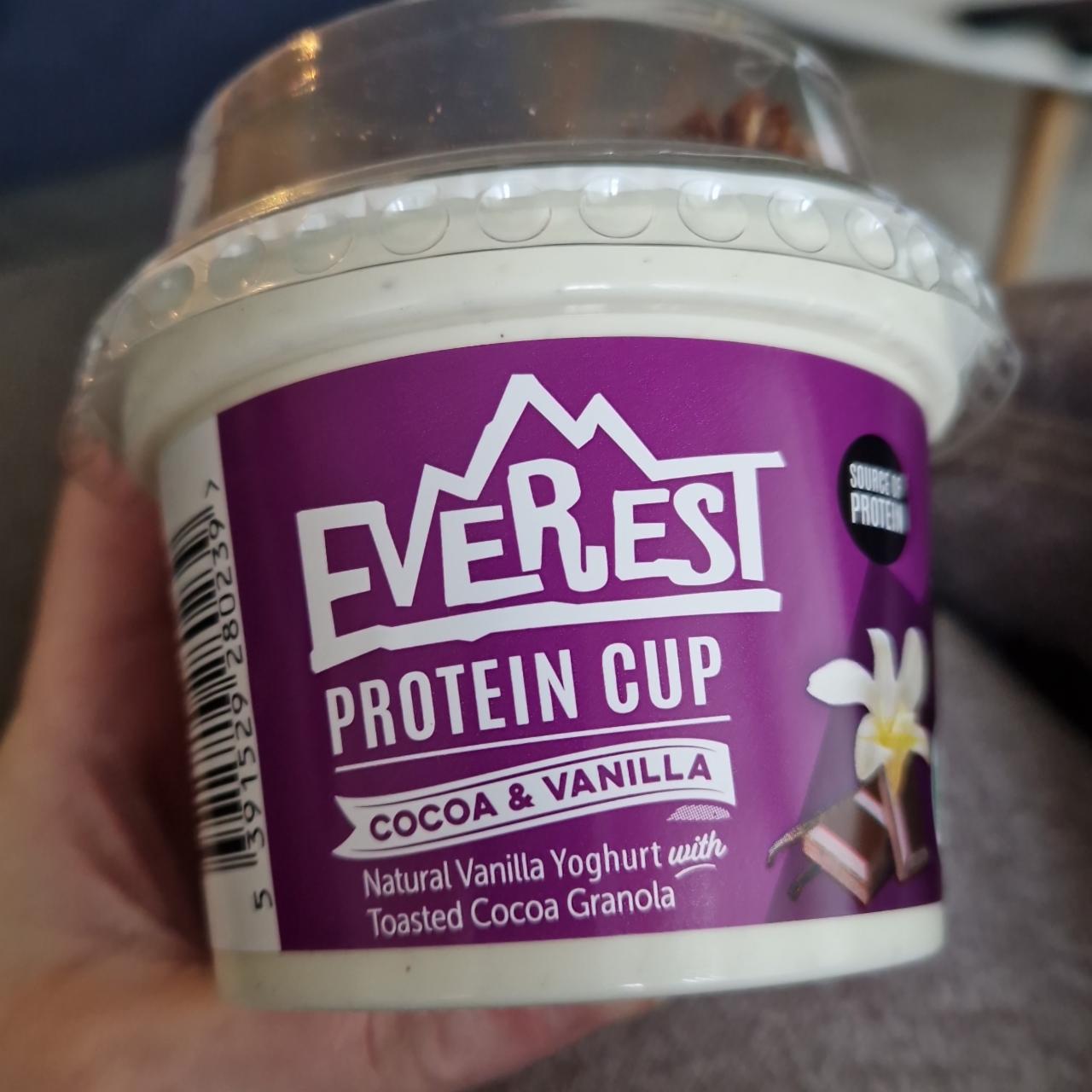Fotografie - Protein cup Cocoa & Vanilla Everest