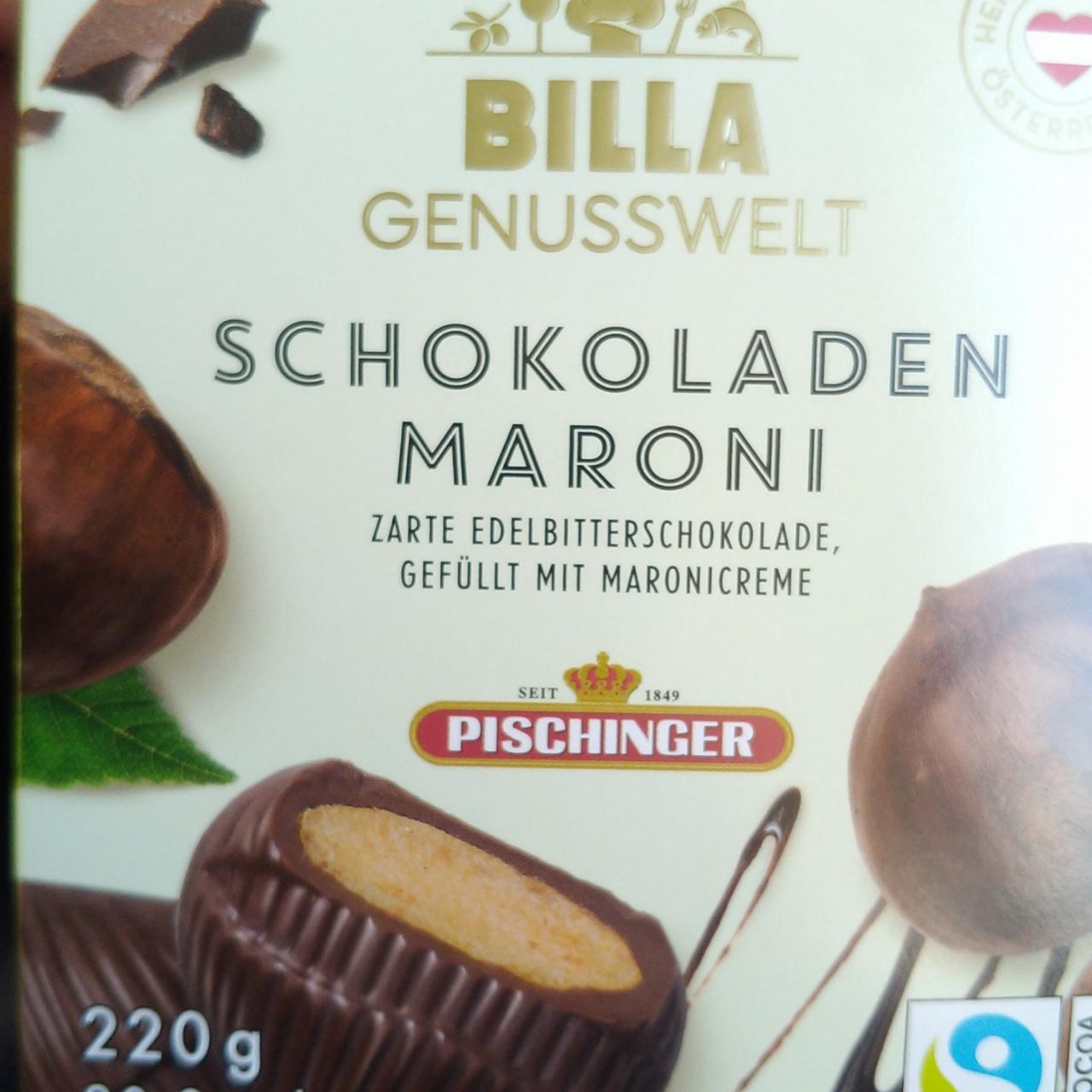 Fotografie - Genusswelt Schokoladen Maroni Billa