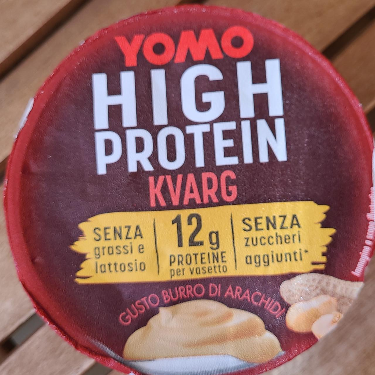 Fotografie - High Protein Kvarg gusto Burro di arachidi Yomo