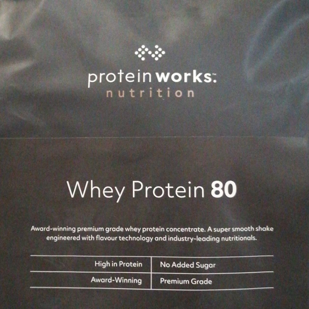 Fotografie - Whey Protein 80 jahoda, bílá čokoláda The Protein Works