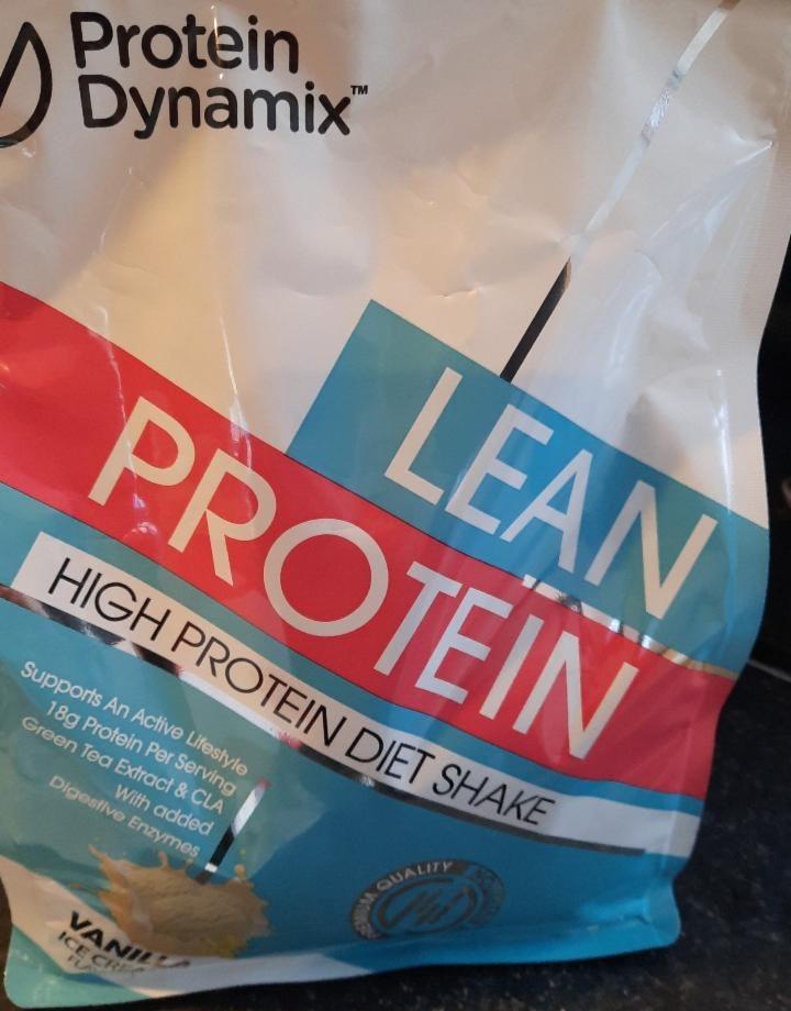 Fotografie - Lean Protein Diet Shake Vanilla Ice Cream Protein Dynamix