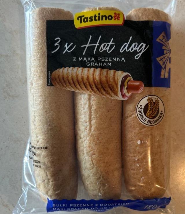 Fotografie - Hot dog z mąką pszenną graham Tastino