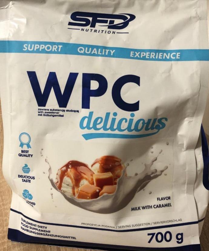 Fotografie - WPC delicious Milk with caramel SFD Nutrition
