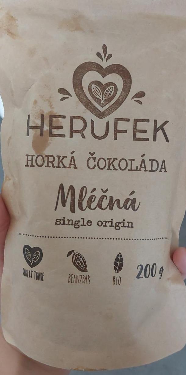 Fotografie - Horká čokoláda Mléčná Herufek