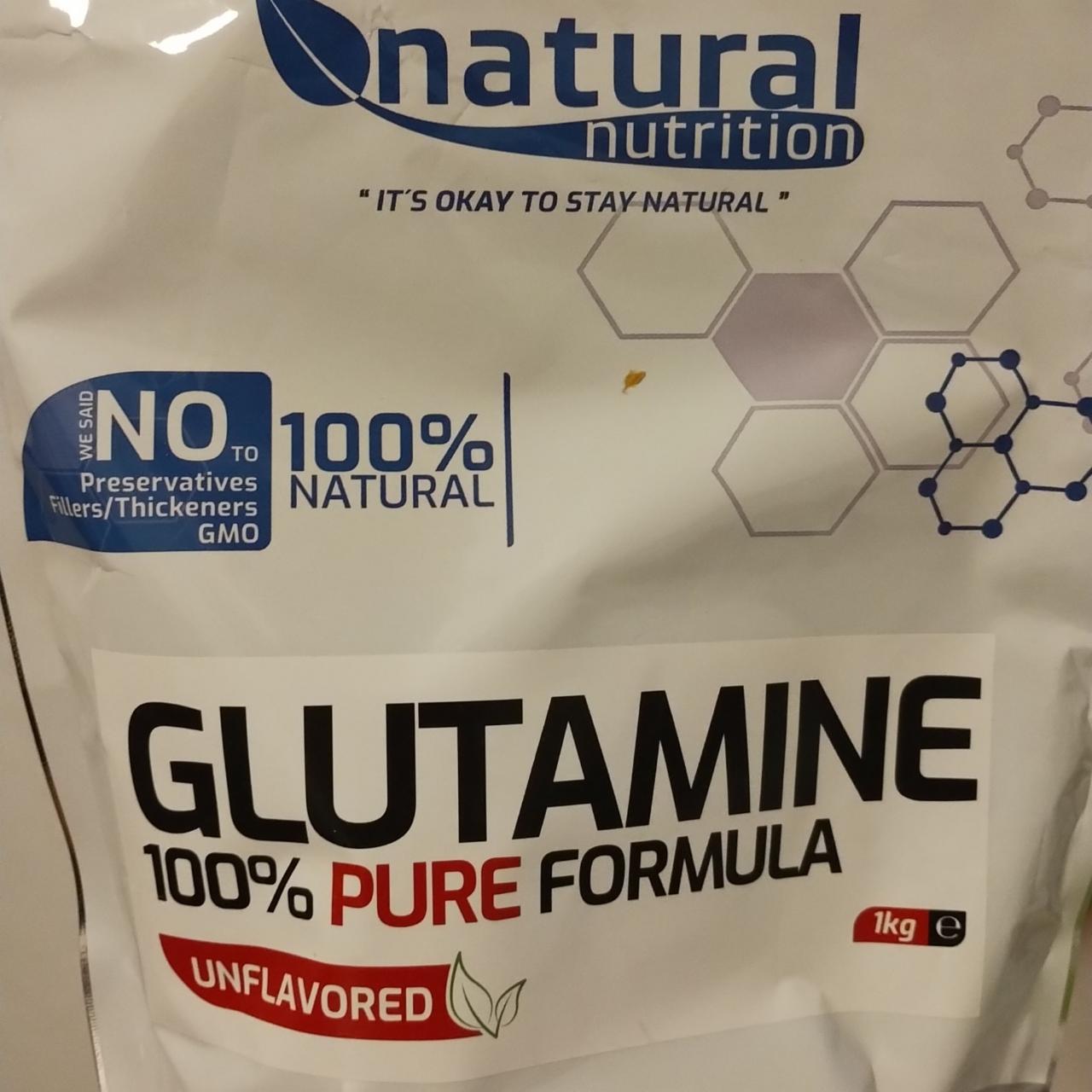 Fotografie - Glutamine unflavoured Natural Nutrition
