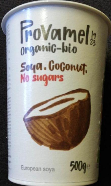 Fotografie - Organic Bio sugar-free coconut flavour soya Provamel