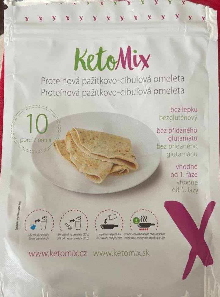 Fotografie - Proteinová pažitkovo-cibulová omeleta KetoMix