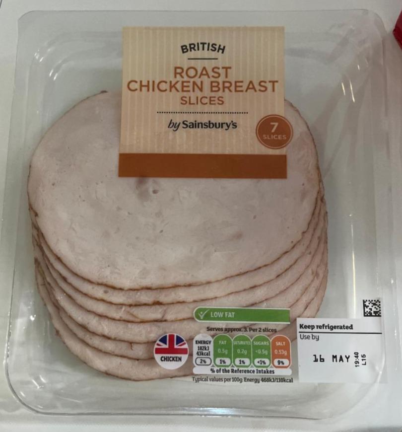 Fotografie - British Roast Chicken Breast Slices by Sainsbury's