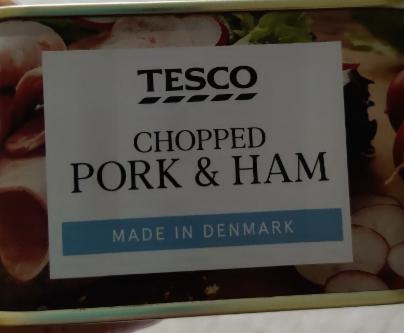 Fotografie - Chopped Pork & Ham Tesco