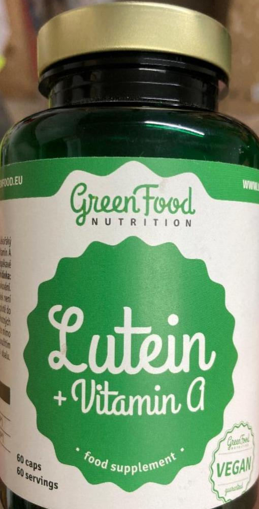 Fotografie - lutein+vitamin a Green food