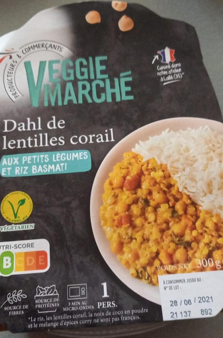 Fotografie - Dahl de lentilles corail et riz basmati Veggie marché
