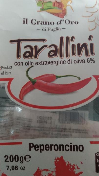Fotografie - Tarallini Peperoncino con olio extravergine di oliva 6% Il Grano D'Oro