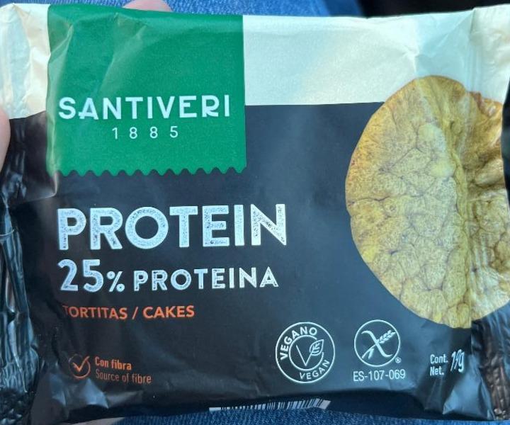 Fotografie - Protein 25% Proteina Tortitas / Cakes Santiveri