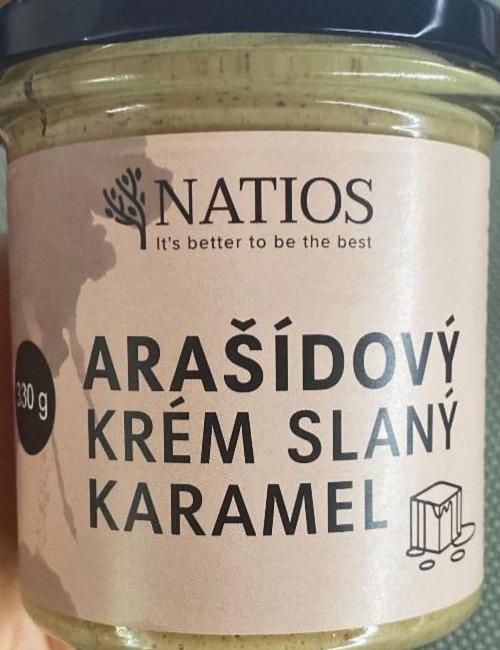 Fotografie - arašídový krém slaný karamel Natios