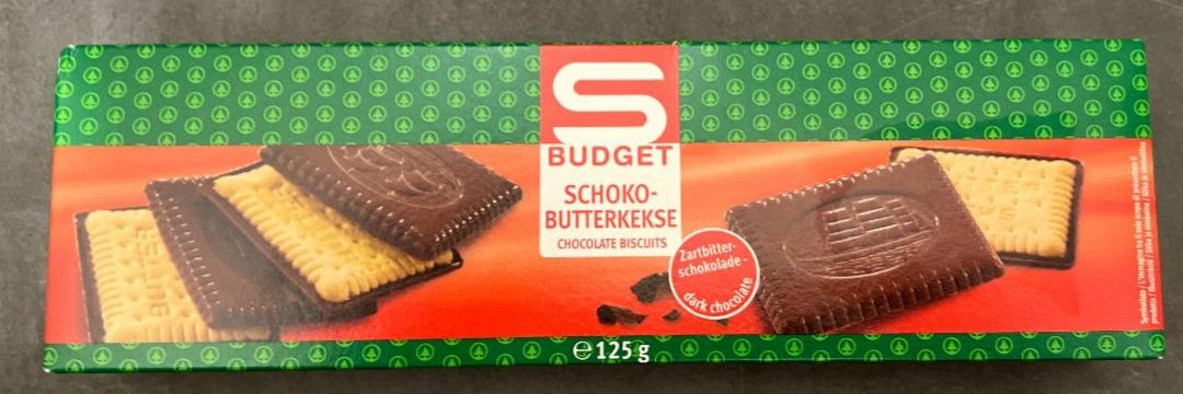 Fotografie - Schoko-Butterkekse Zartbitter S Budget