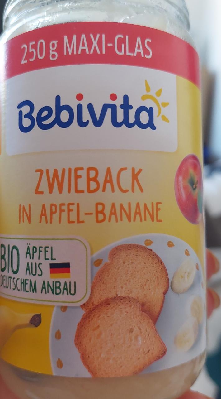 Fotografie - Zwieback in apfel-banane Bebivita